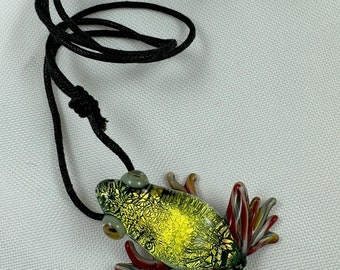 Frog - Glass Necklace