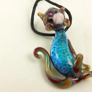 Cat - Glass Pendant Necklace