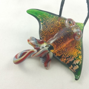 Stingray - Glass Pendant Necklace