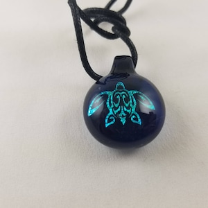 Sea Turtle (Image) - Glass Necklace