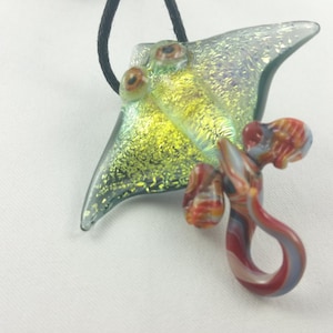 Stingray - Glass Pendant Necklace