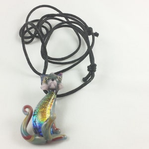 Cat - Glass Pendant Necklace