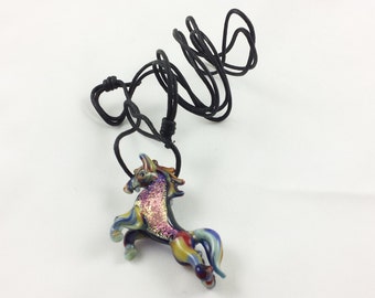 Horse - Glass Necklace