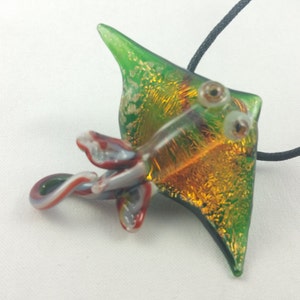 Stingray - Glass Pendant Necklace