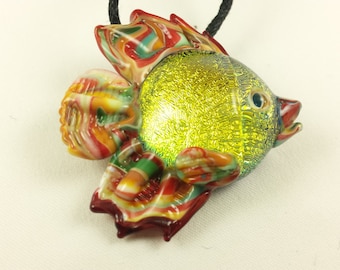 Fish - Glass Pendant Necklace