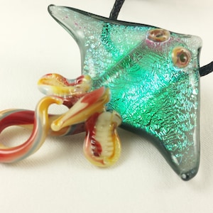 Stingray - Glass Pendant Necklace