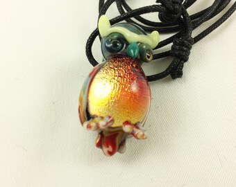Owl - Glass Necklace