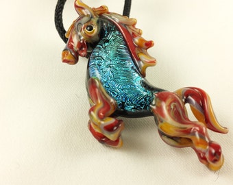 Horse - Glass Necklace