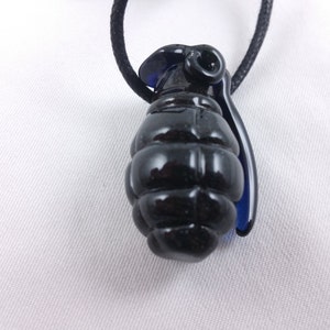 Grenade - Glass Pendant Necklace