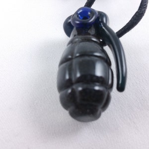 Grenade - Glass Pendant Necklace