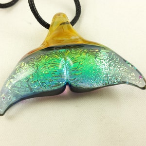 Whale Tail - Glass Necklace
