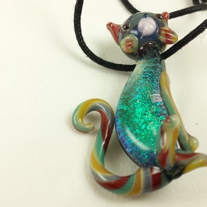 Cat - Glass Pendant Necklace