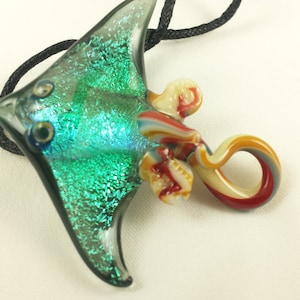 Stingray - Glass Pendant Necklace