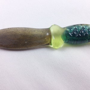 Sword (Green Slyme & Brillo) - Glass Pendant Necklace