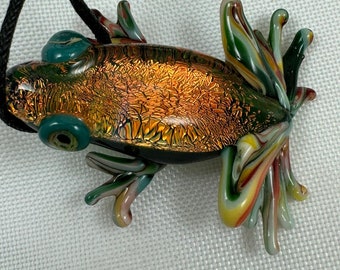 Frog - Glass Necklace