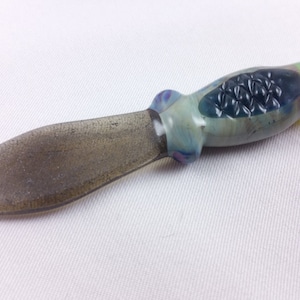 Sword (Green Slyme & Brillo) - Glass Pendant Necklace
