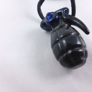 Grenade - Glass Pendant Necklace