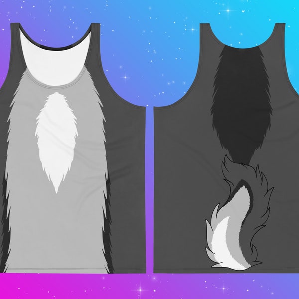 Grey Wolf Unisex Tank Top