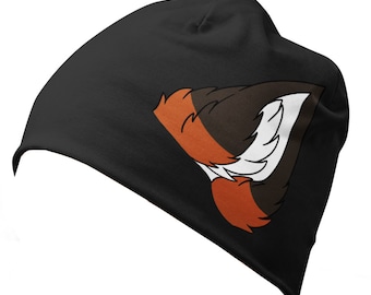 Furry Fox Ear Reversible Beanie [Made to Order]