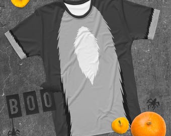 Grey Wolf Furry T-Shirt [Made To Order]