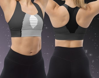 Grey Wolf Furry Sports Bra