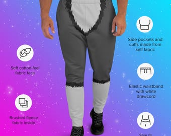 Grey Wolf Furry Joggers [Made To Order]