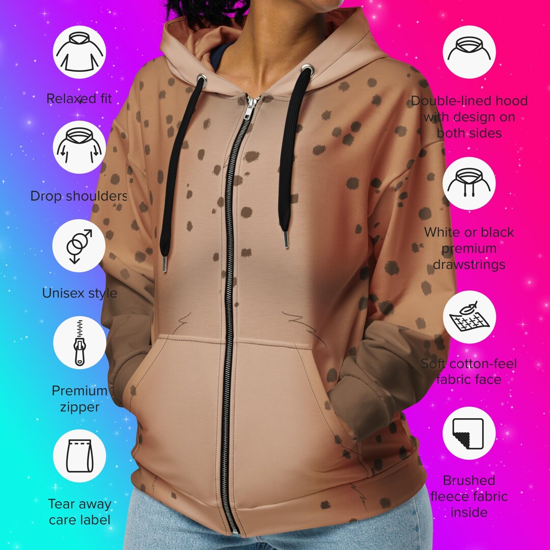 EXT369 Furry Teddy Hoodie