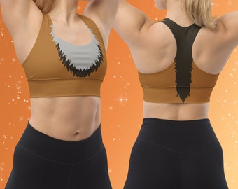 Maned Wolf Furry Sports Bra
