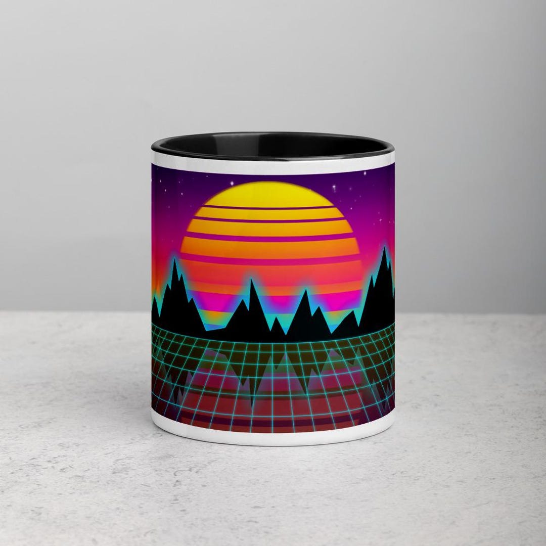 Vaporwave Synthwave Coffee/tea Mug made to Order - Etsy
