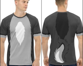 Grey Wolf Furry T-Shirt