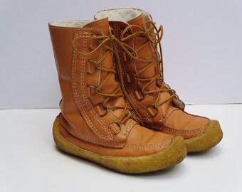 outdoor moccasin boots