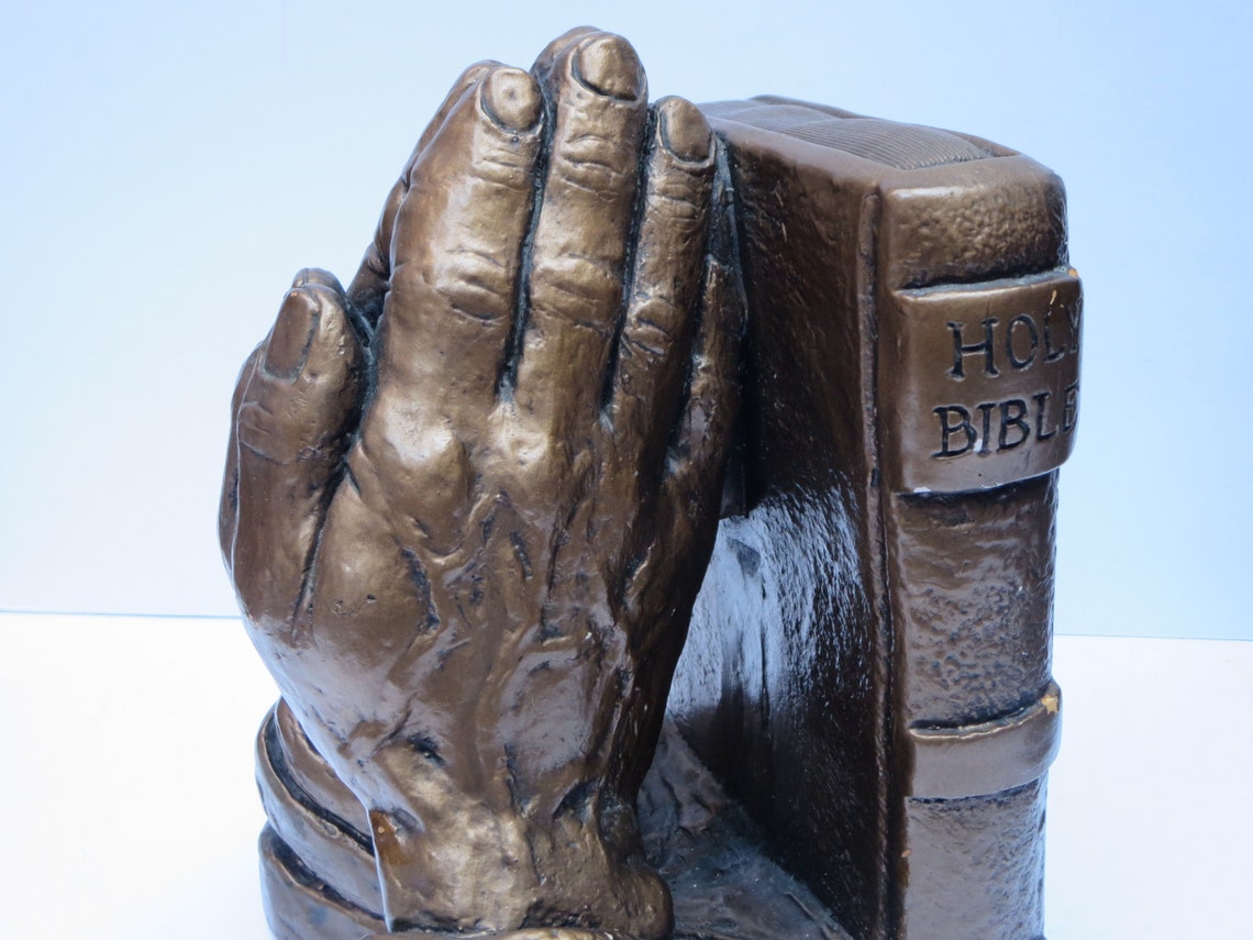 BOOKENDS BOOKS SUPPORTS Religious Home Living decor Bible Etsy