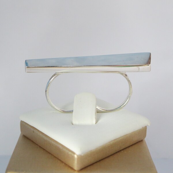 Two Finger Bar Ring - Etsy