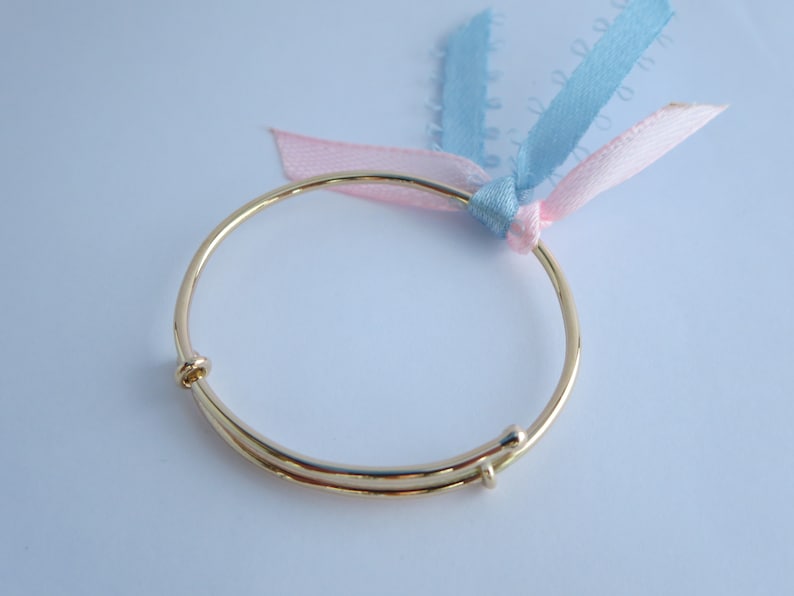BABY BRACELET 10K GOLD Solid Gold Child Jewelry Bangle Etsy