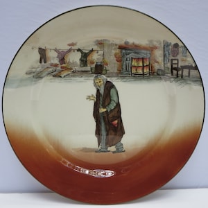 ROYAL DOULTON PLATE~ Decorative plate~ Dickens collection~ Dickens ware~ Fagin~ Cabinet plate~ Home living decoration~ Christmas gift