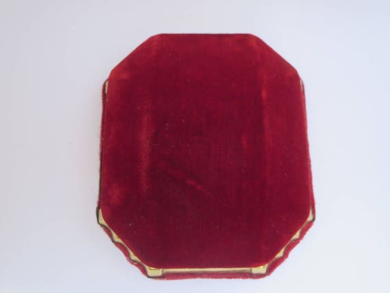 WATCH BOX DISPLAY~ Antique Watch case~ Red velvet… - image 4