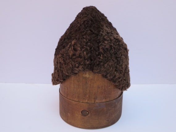 VINTAGE FUR HAT~ Men display picture 2