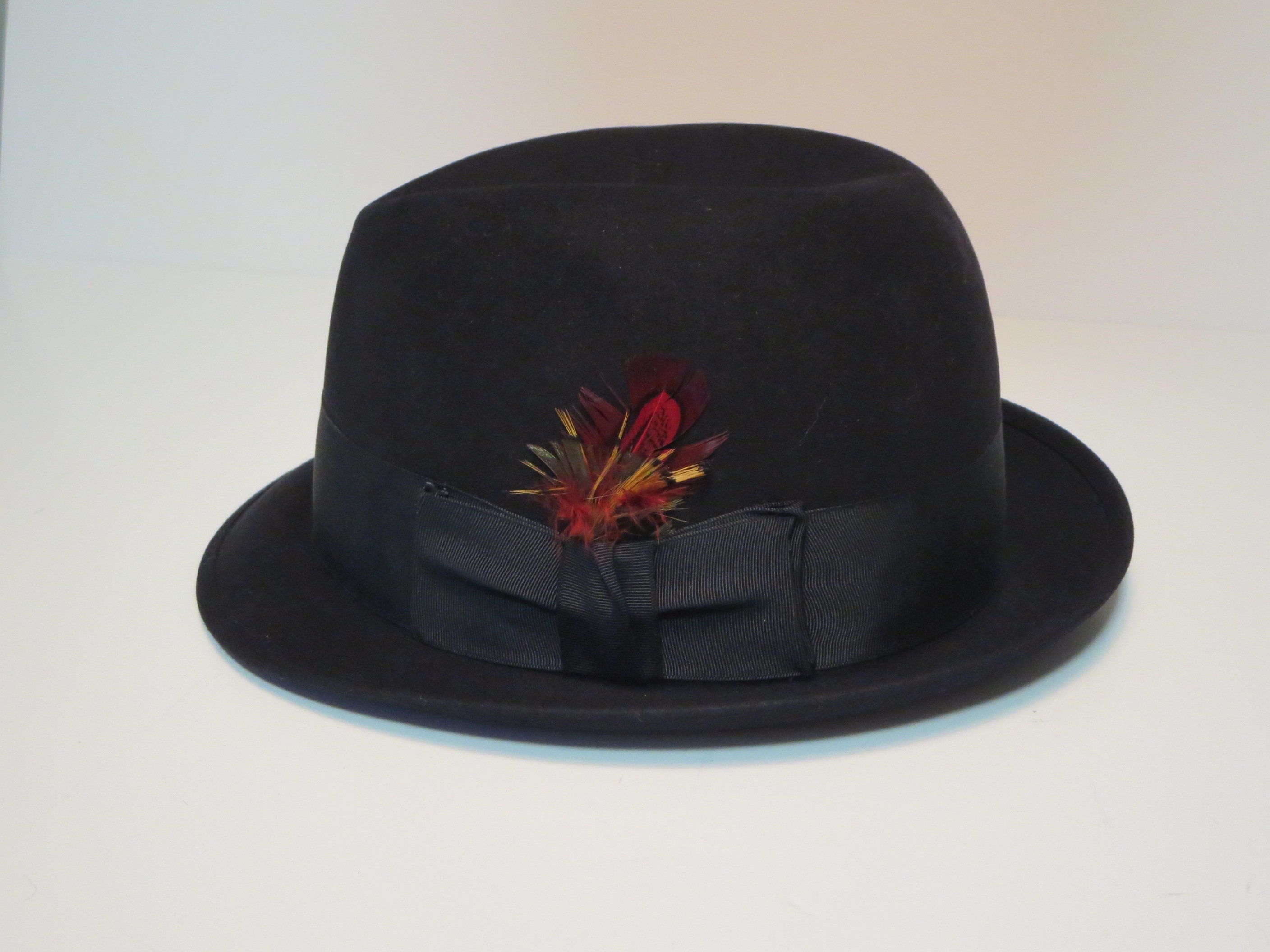 FUR FELT HAT~ Fedora Knox New York~ Vintage Fashion