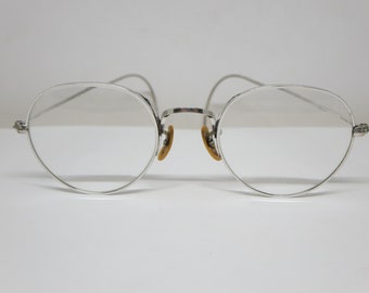 ANTIQUE EYEGLASSES FRAME~ Optical glasses~ Eyewear~ Wire rimmed~ Costume~ Spectacle~ Steampunk~ Fashion Accessories~ Vintage