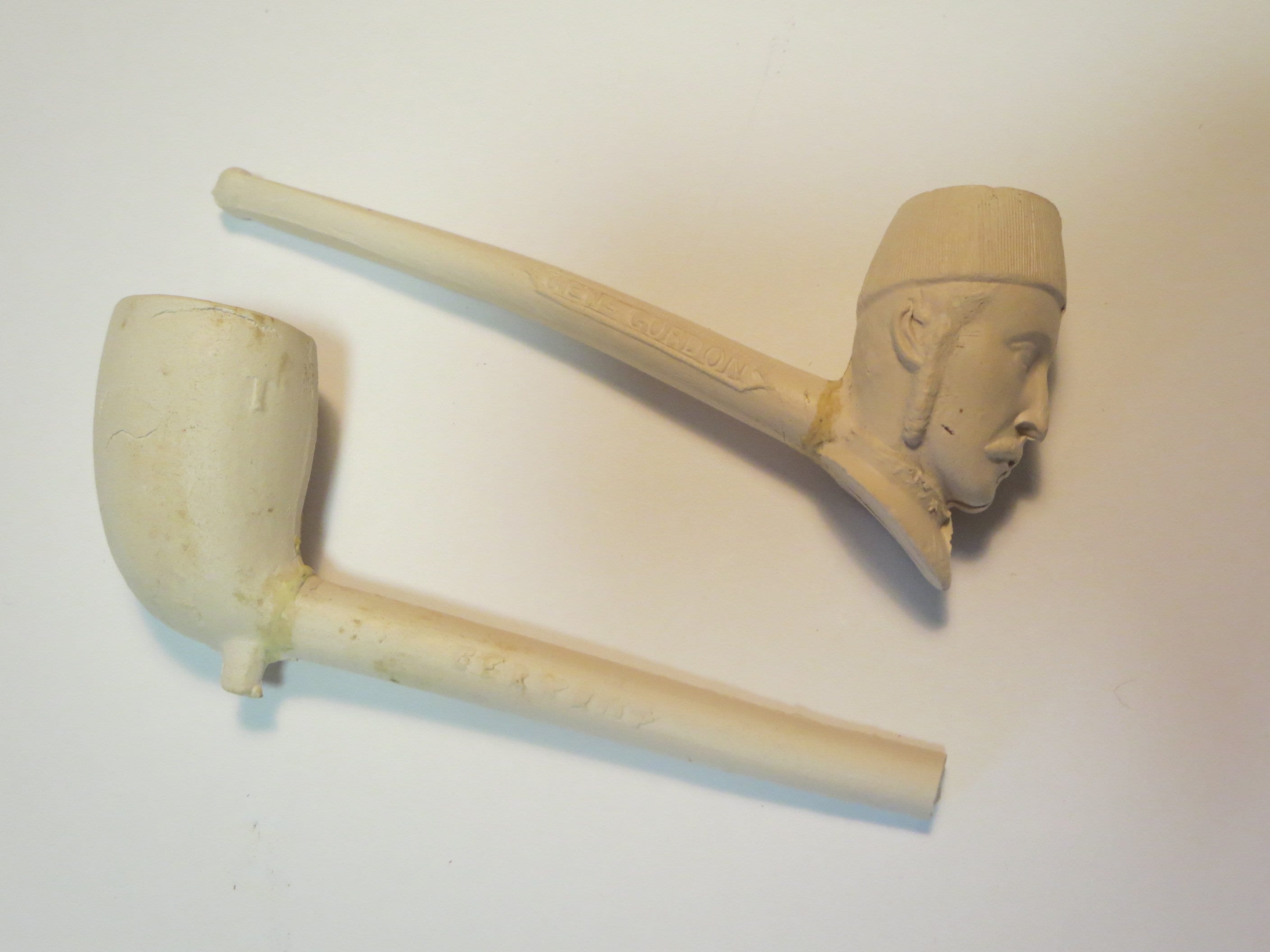 PIPE ANCIENNE AVEC BAGUE ARGENT MASSIF | Puces Privées