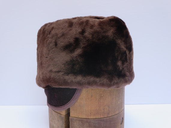 MEN'S VINTAGE HAT Vintage Fur Hat 