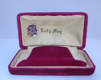 WATCH GIFT BOX~ Jewelry~ Antique Watch case~ Red velvet~ Gift box~ Presentation box~ Vintage collection~ Watch holder~ Display