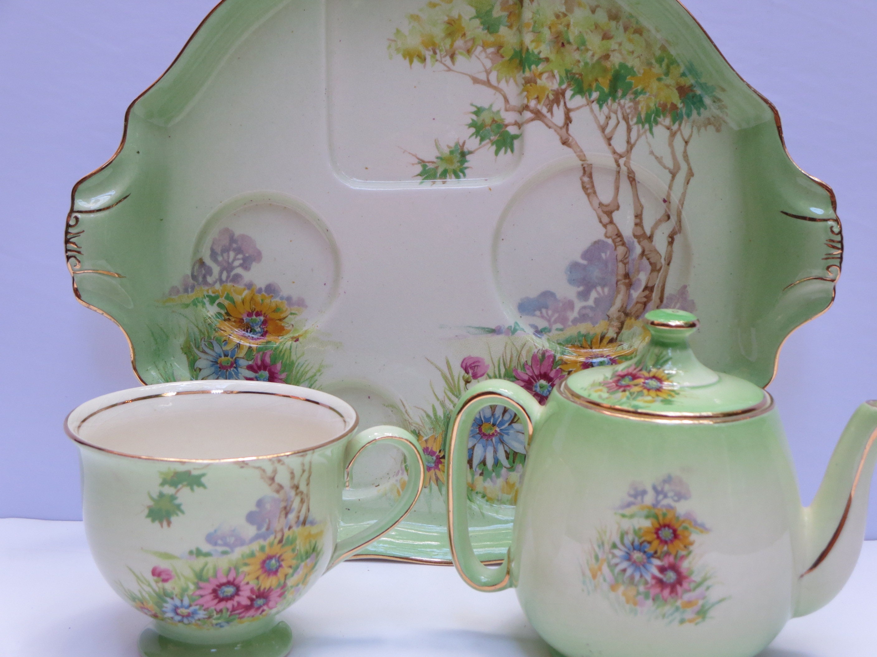 ROYAL WINTON GRIMWADES Breakfast Set Tea Set Service Floral Etsy Canada