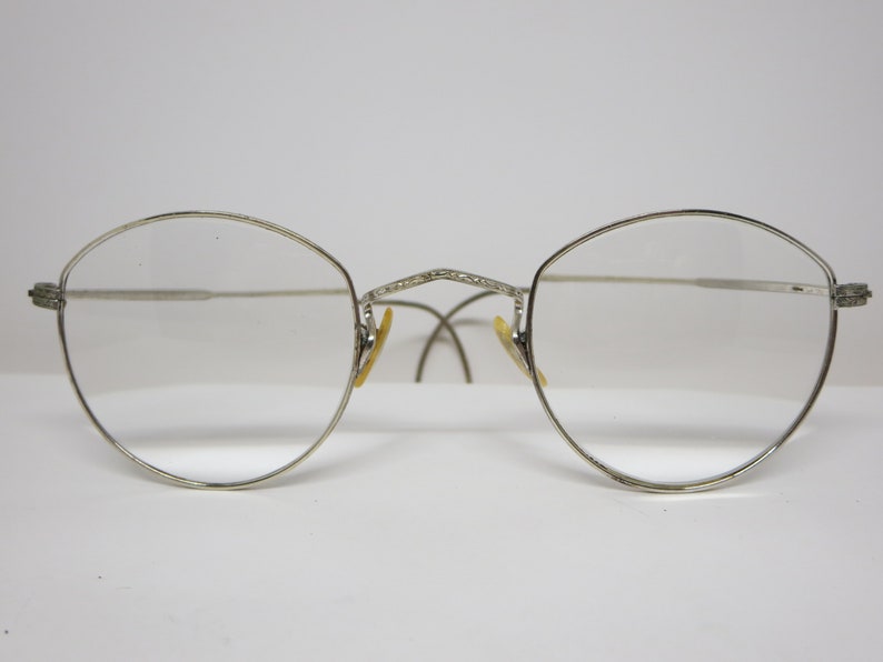 EYEGLASSES GLASSES FRAME~ Antique eyeware~ Optical Eyewear~ Wire rimmed~ Costume~ Art deco~ shops Steampunk~ Fashion Accessories~ Vintage
