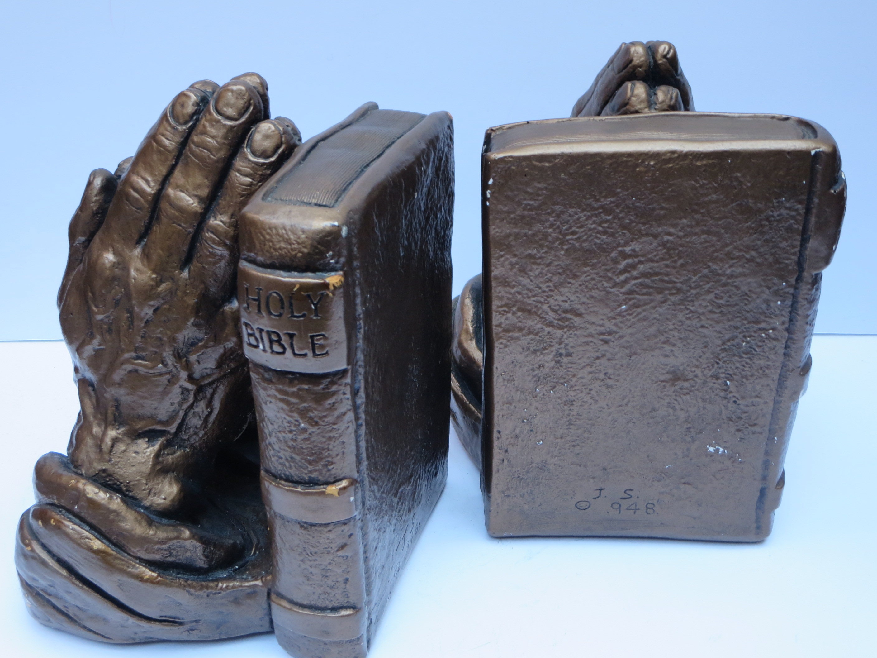 BOOKENDS BOOKS SUPPORTS Religious Home Living decor Bible Etsy