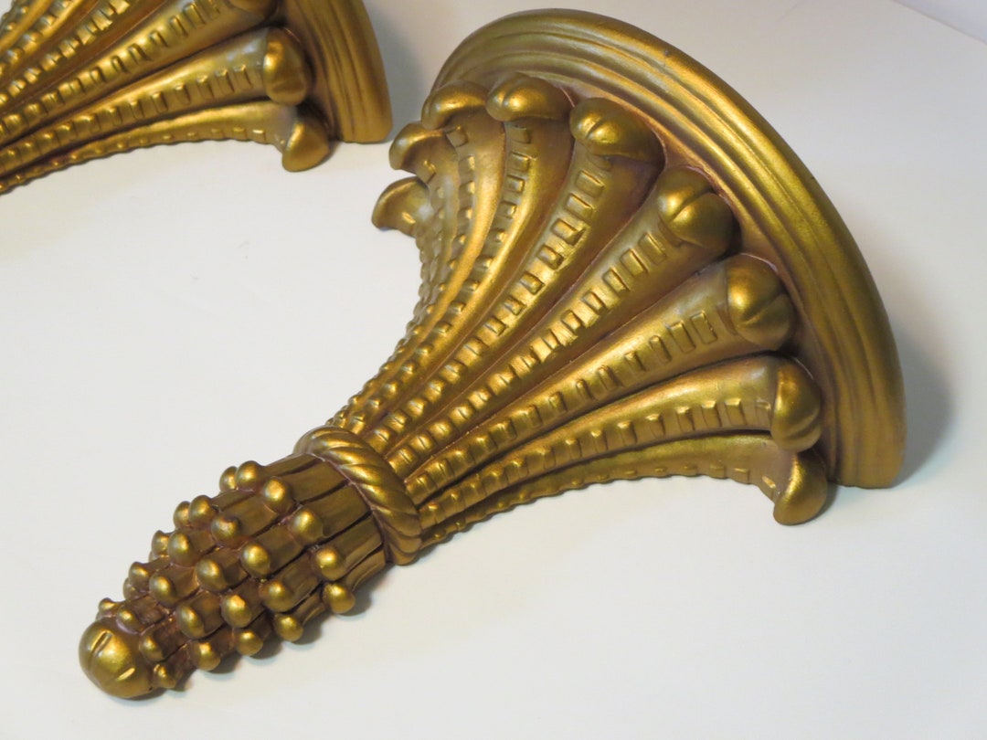 CHURCH SHELVES Gold Wall Shelves Statue Shelves Church Wall Etsy