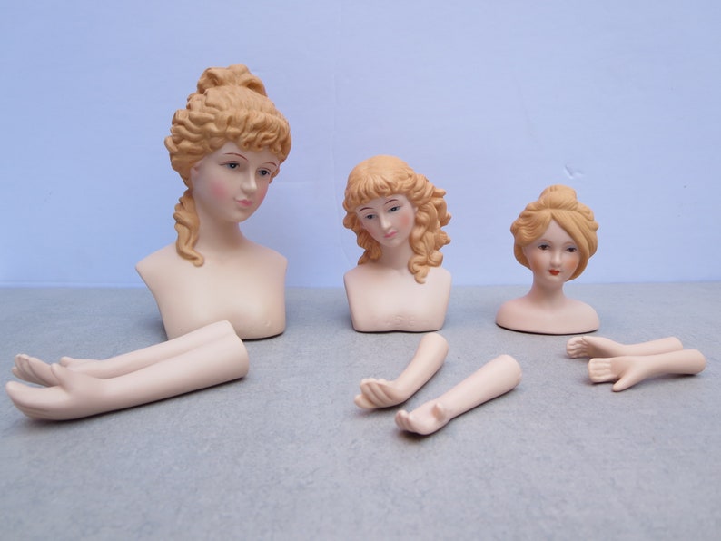 miniature porcelain dolls antique