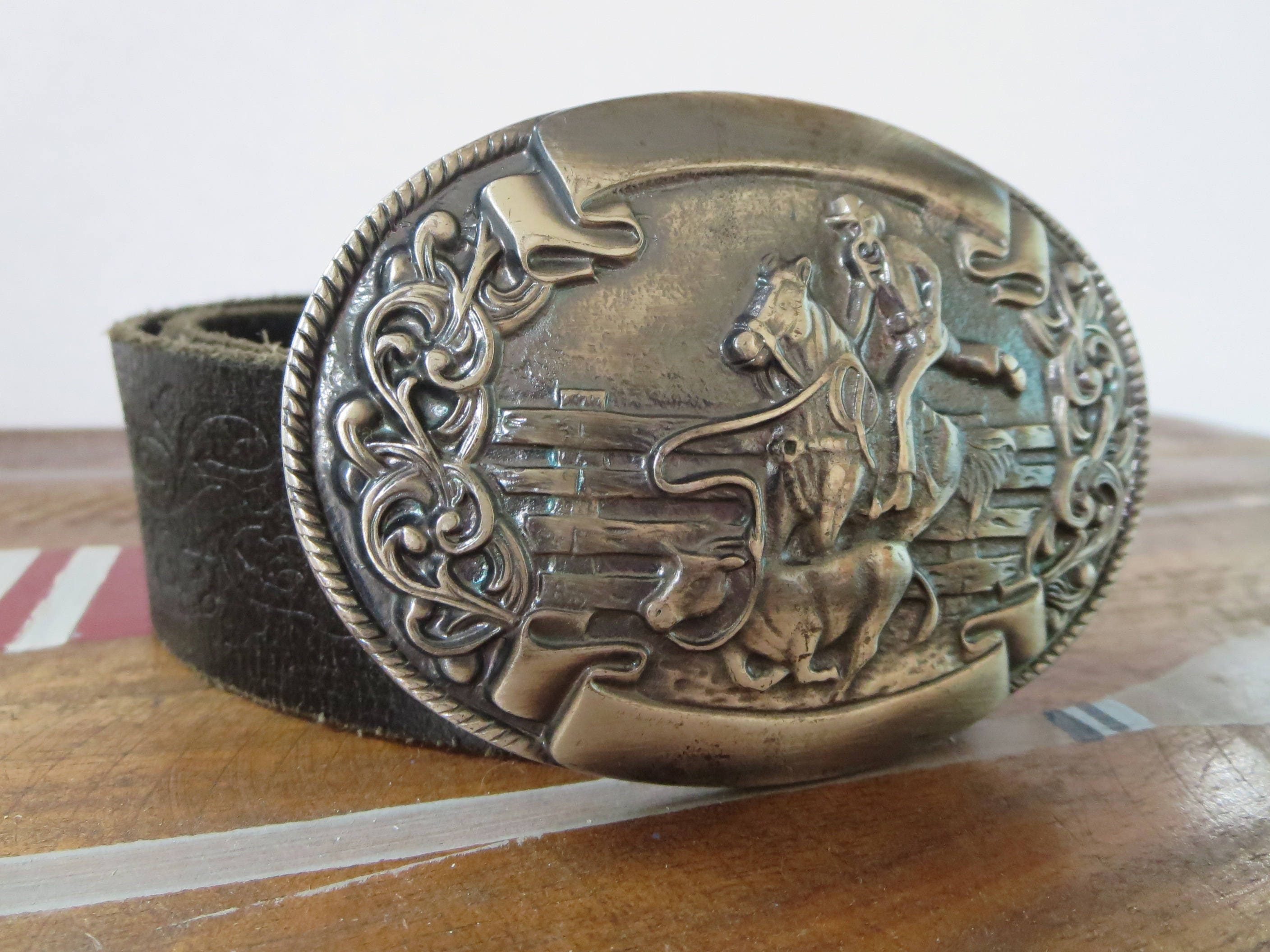 Vintage Celtic Knot Belt Buckle for Men Simple Cowboy Belt Buckle