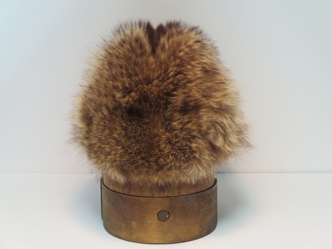 VINTAGE FUR HAT~ Winter Outdoor Hat~ Unisex~ Men display picture 3