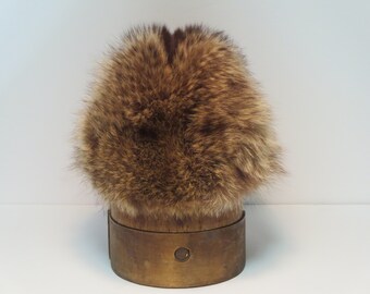 Vintage Vincent & Bill Genuine Fur Hat W Corded Decorative  display picture 2